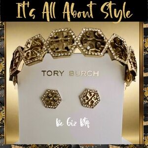 🆕 Tory Burch  Authentic Bracelet & Earrings At Awesome Prices To Buy Now & Save